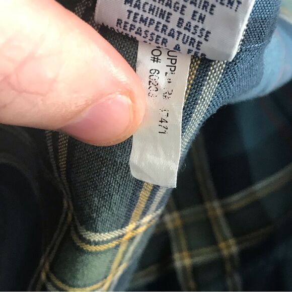 Polo by Ralph Lauren Blue and Yellow Plaid Dress Shirt - Picture 6 of 7